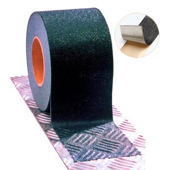 Противоскользящая формуемая лента на гибкой алюминиевой подложке (ЧЕРНАЯ, 100 мм x 18,3 м)